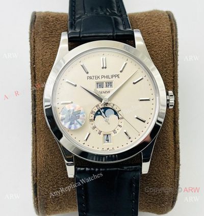 ZF Patek Philippe Calatrava Perpetual Calendar Cal 324 S QA LU 24H 303 Watch